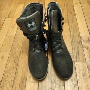 Columbia size 10 Twentythird Ave WP Mid BL2769010 Black Gray NWoB Waterproof
